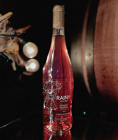 2021 Rainy Rose' Wine Bottle