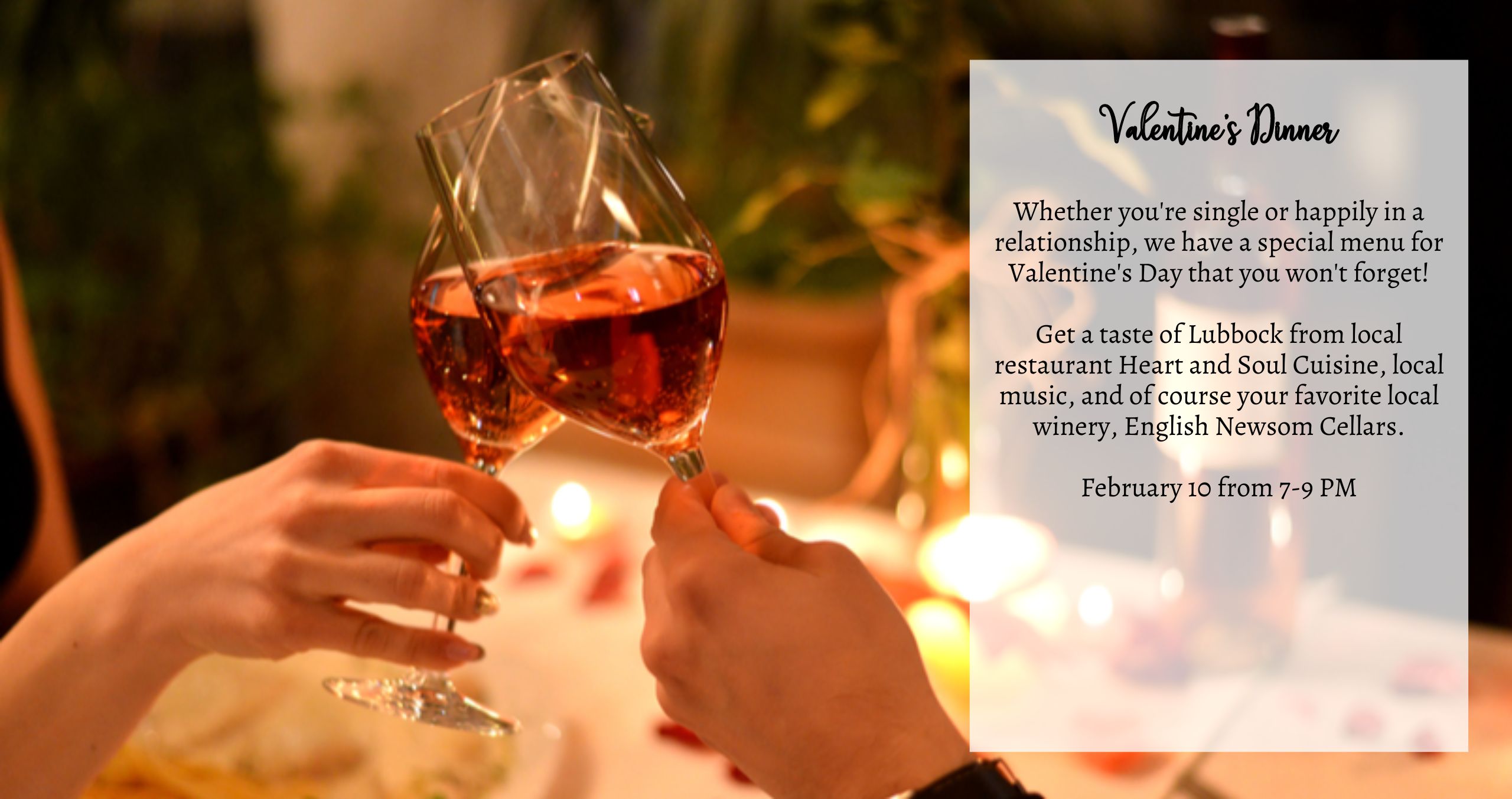 Valentine's Dinner Information