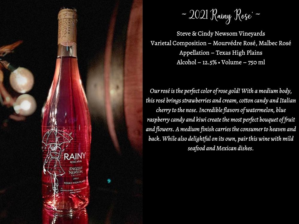 Rainy Rose' bottle and info