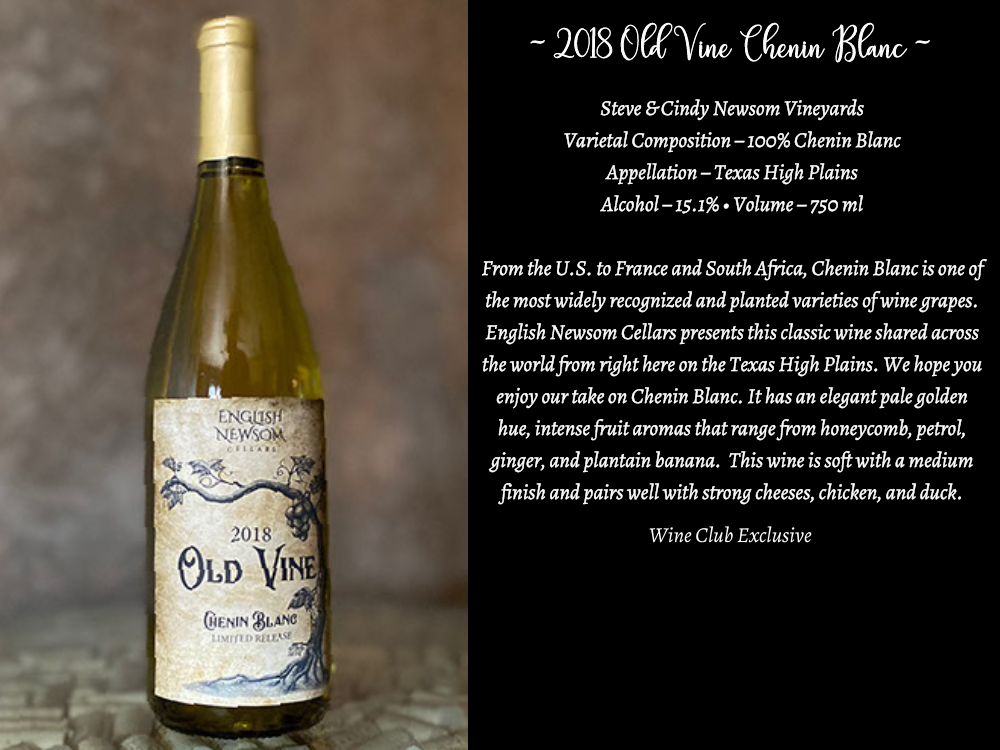 2018 Old Vine Chenin Blanc