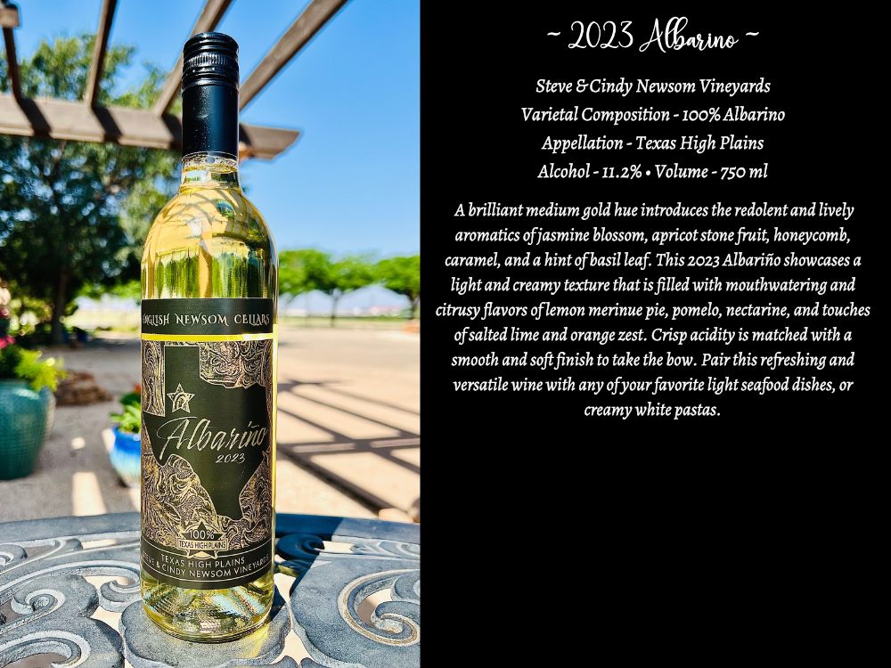 2023 Albarino Bottle photo and description